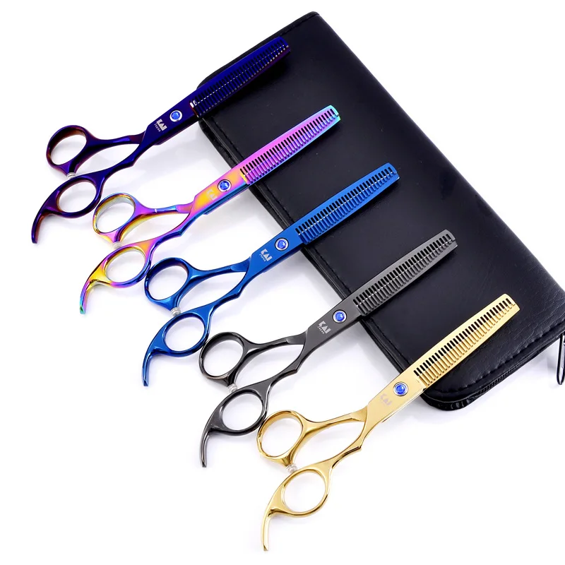 

Kasho Hand Professional Hair Scissors Hairdressing Barber Thinning Scissors Hair Cut Shears Salon Tools 6.0 Inch New
