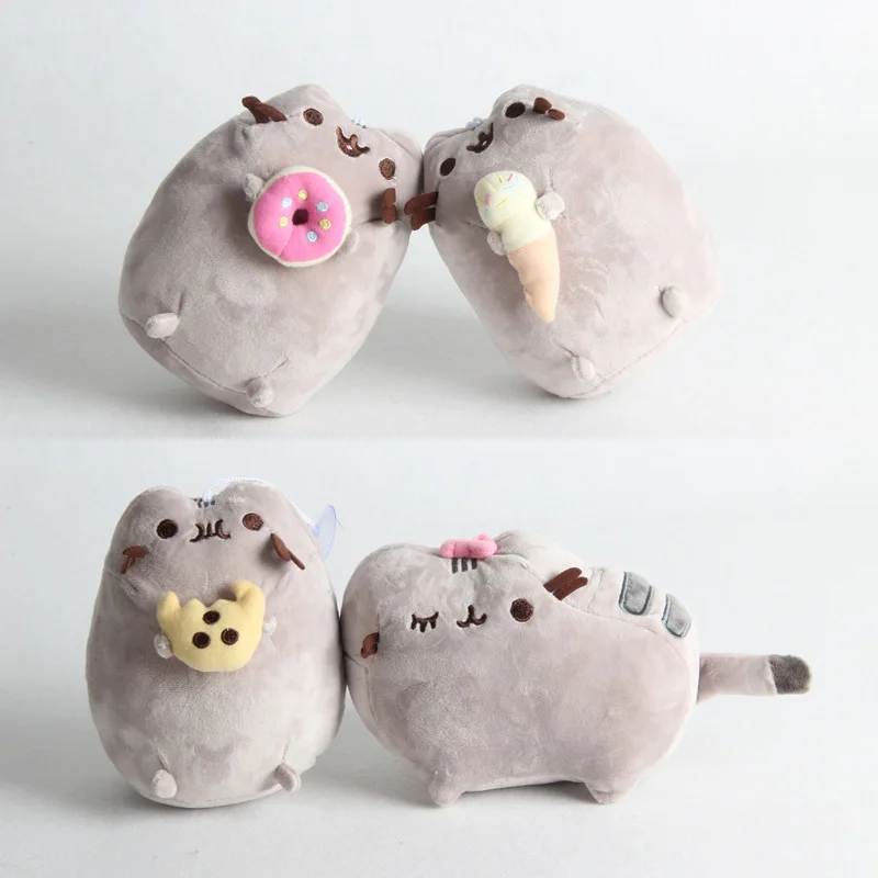 

Super cute creative candy cat doll plush toy friend gift cat decorative kitten keychain