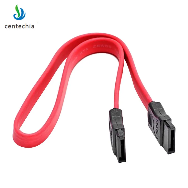 Centechia SATA 3.0/SATA 2.0 Serial Port Hard Disk Data Cables Bend Head