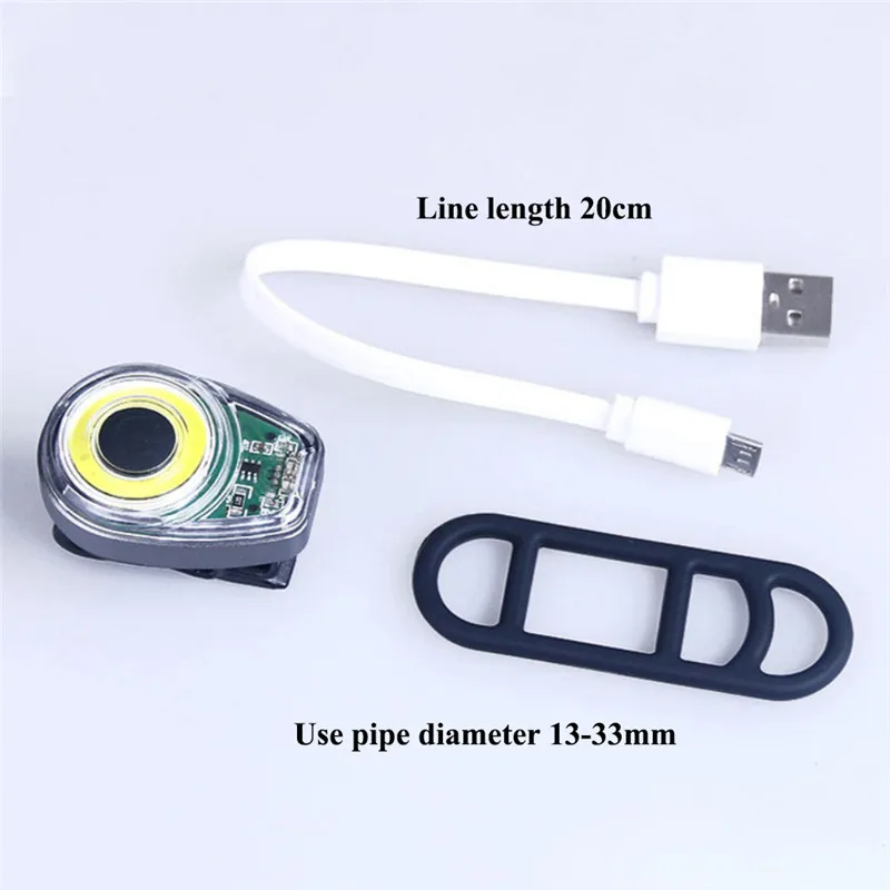 Велосипед светильник набор USB Перезаряжаемые головной светильник+ задний хвост светильник+ смарт велосипедное крепление для мобильного телефона от ulanzi+ USB зарядка лампа светильник набор
