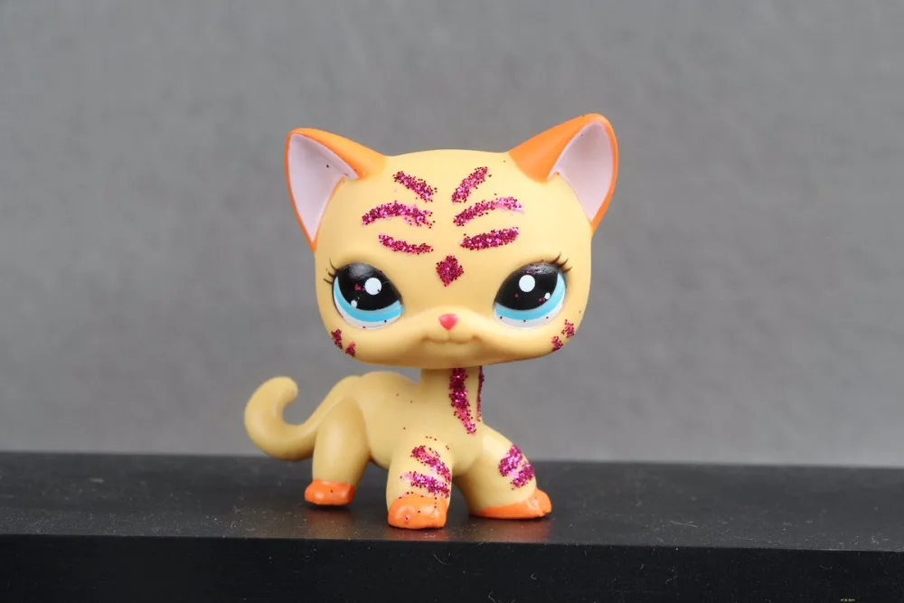 

New Pet Collection Figure LPS Blue Eye Sparkle Short Hair Cat #2118 Rare Toys