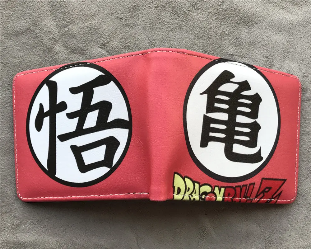 Dragon Ball Z Son Goku кошелек женский кожаный Pu кошелек Каме сеннин мужской кошелек - Цвет: B