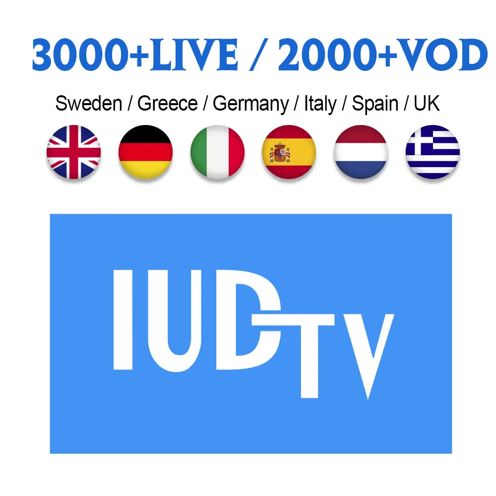 

IPTV France Belgium Dutch Greece Portugal Italy Turkey IUDTV PRO IPTV Subscription M3u Android Code Swedish Italia Spanish IP TV