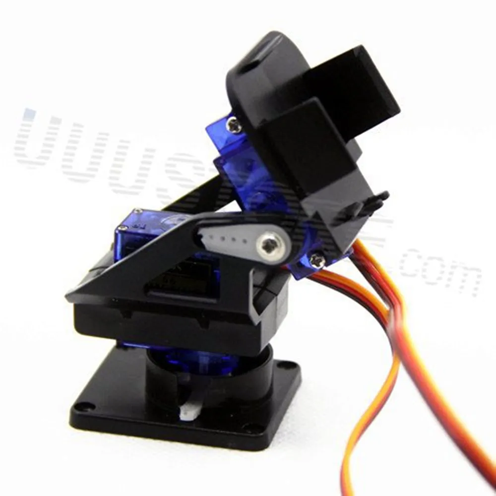 

fpv Nylon PT pan/tilt Camera Mount Platform with 2PCS 9g servos for FPV camera