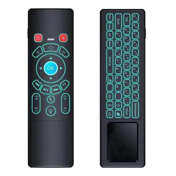 

2.4GHz Mini Wireless Keyboard Air Remote Control Mouse Touchpad with Colorful Backlit for Android TV Box HTPC IPTV PC r25