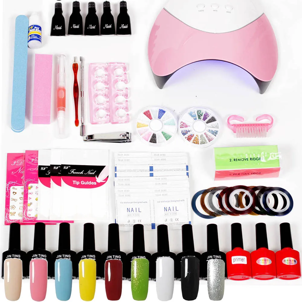 Lamp Dryer for Nails 4 UV Gel Polish Nail Kit False Tip Manicure Nail Extension Nail Tools Kit UV Gel Vanishes Kit Lamp Dryer for Nails 4 UV Gel Polish Nail Kit False Tip Manicure Nail Extension Nail Tools Kit UV Gel Vanishes Kit