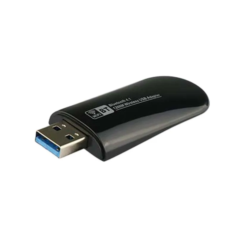 

2-In-1 Mini 5Ghz Network Card Bluetooth 4.1 Wireless Ac 1200Mbps Adapter Dual Band Network Card For Desktop Laptop Tv