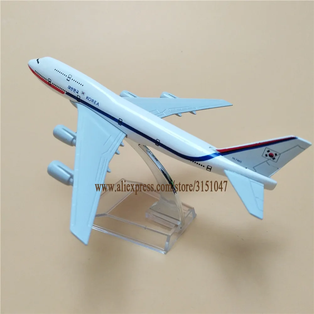 

NEW Air Korea Airlines Boeing 747 B747 Airways Airplane Model Alloy Metal Model Plane Diecast Aircraft 16cm Gift