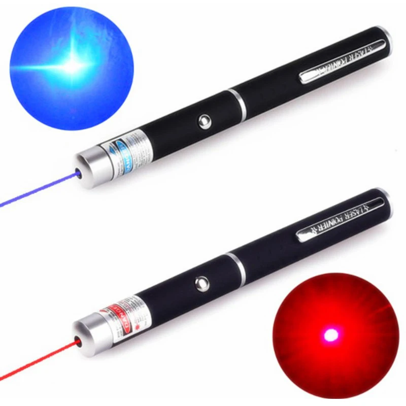 

Powerful Red/Purple 2 Colors Laser Pointer Pen violet teaching presenter Beam Light High Power Hunting laser Sight device