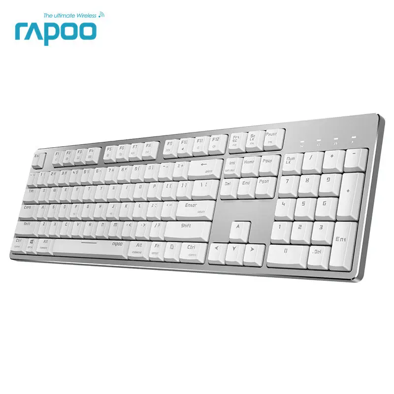 Новая перезаряжаемая многомодельная офисная механическая клавиатура Rapoo MT700 с