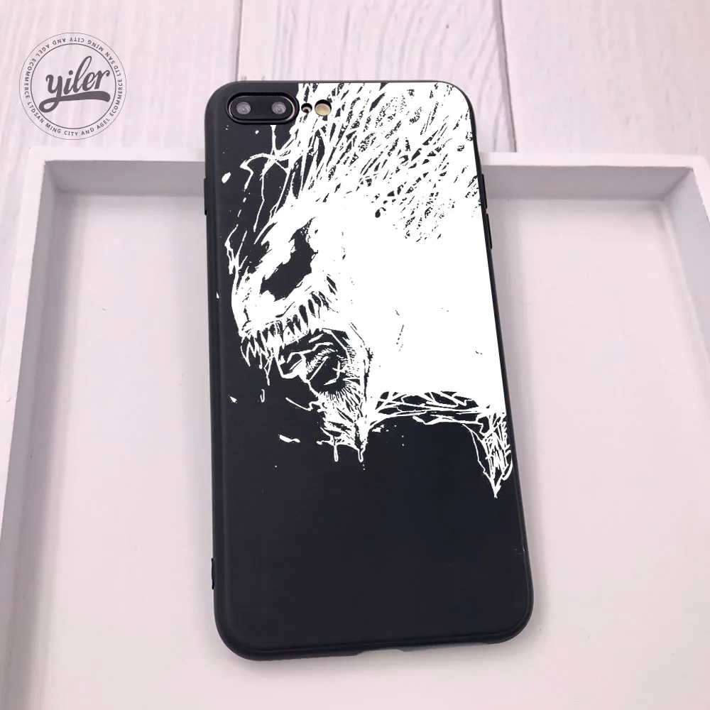 Venom для Fundas iPhone 11 Pro XS Max чехол для iPhone 8 Plus XR Coque чехол для iPhone 5S 6 7 Plus SE X 11 чехол для телефона