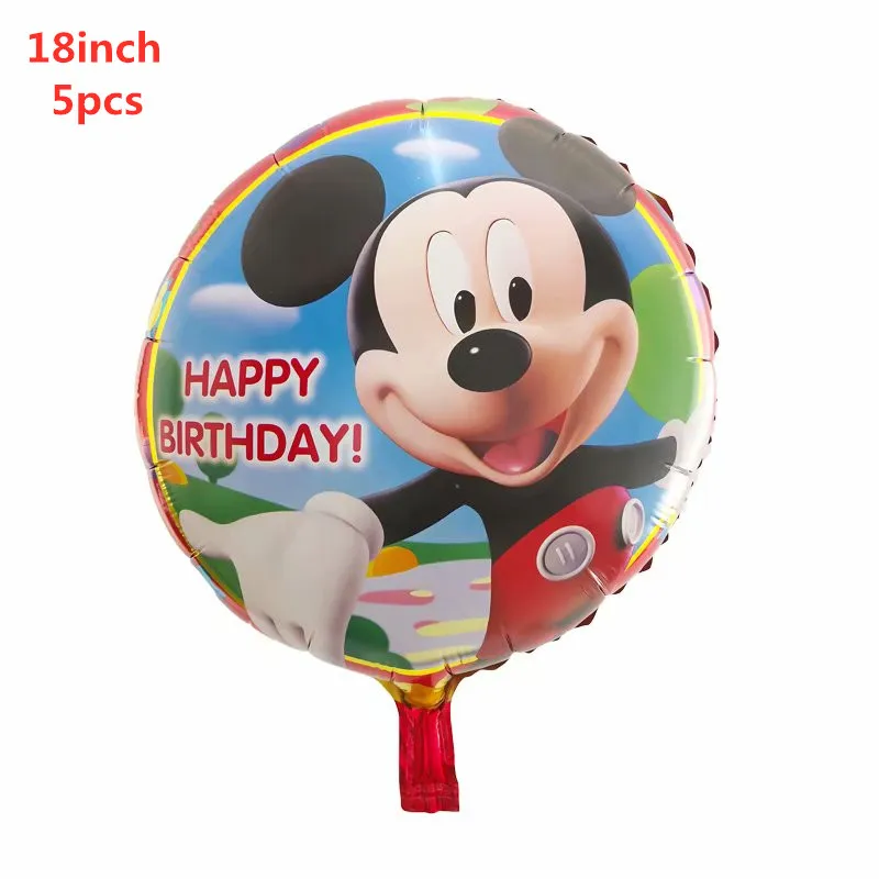 112 см гигантский Микки Минни Маус тема вечерние мультяшный воздушный шар из фольги День Рождения шар ребенок день рождения девочки мальчика вечерние украшения - Цвет: 18