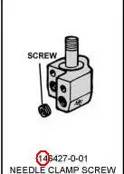 

For brother DT6-B925 needle clamp screw sewing parts number 146427-0-01