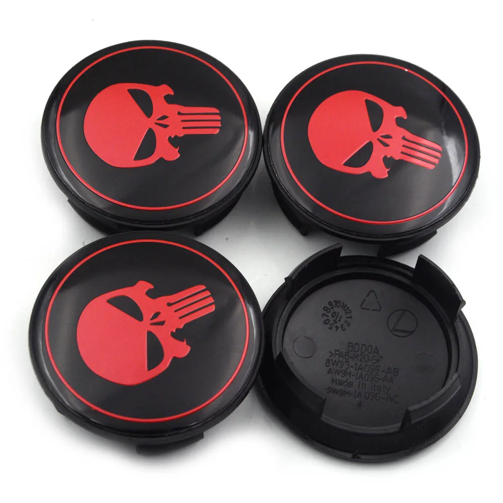 

Gzhengtong 4pcs/lot 59mm Punisher Car Emblem Wheel Center Hub Cap Rim Badge Covers For S-Typer F-Type XF XFR XFR-S XJ XK XKR