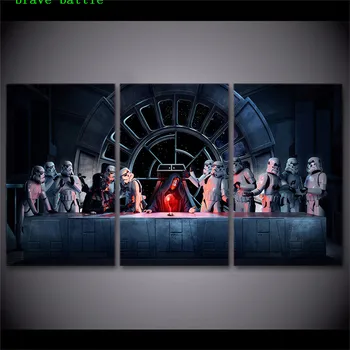 

Darth Vader Star War Storm Trooper 3 Pieces Canvas Painting Print Living Room Home Decor Modern Wall Art Oil Painting Poster