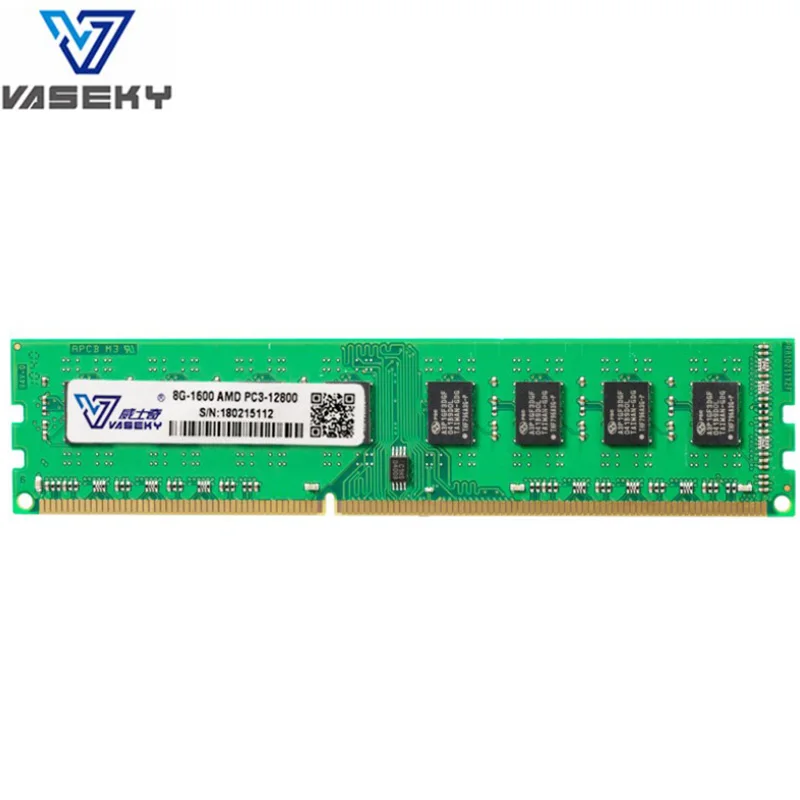 

Vaseky Ram DDR3 8GB 1600 MHz Desktop Computer Rams Memory 240pin 1.5V sell 2GB/4GB/8GB New DIMM