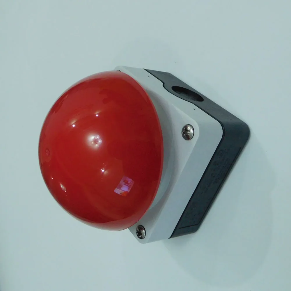 IP67 IP69K 1 NO + NC флуоресцентный/KC11/1 229746 красный гриб Аварийная остановка Кнопка