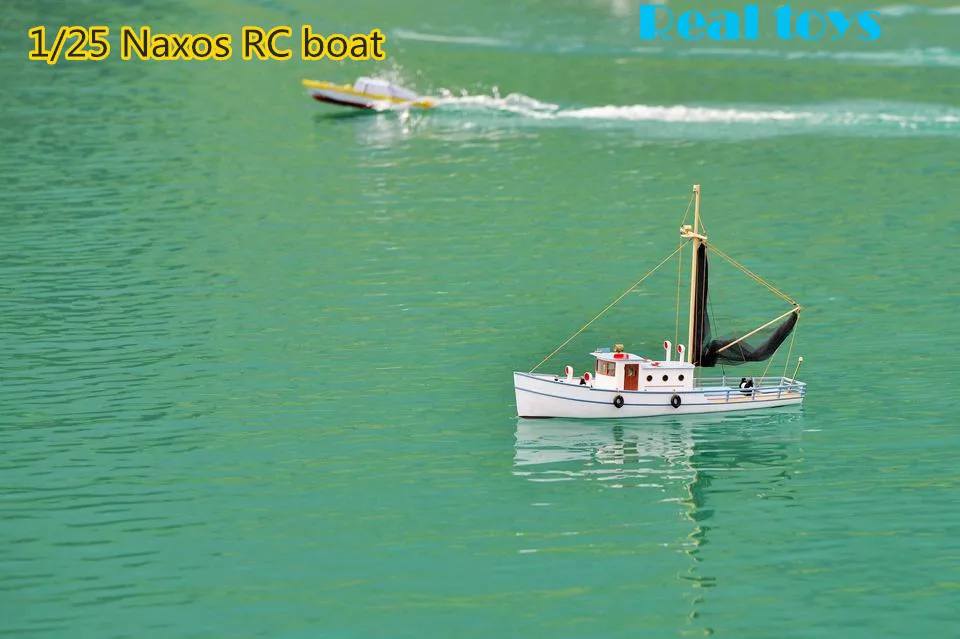 Realts Classic Fishing Boat Model Scale 1/25 Naxos Rc Fishing Ship Remote  Control Wood Boat Model Kit - Model Building Kits - AliExpress