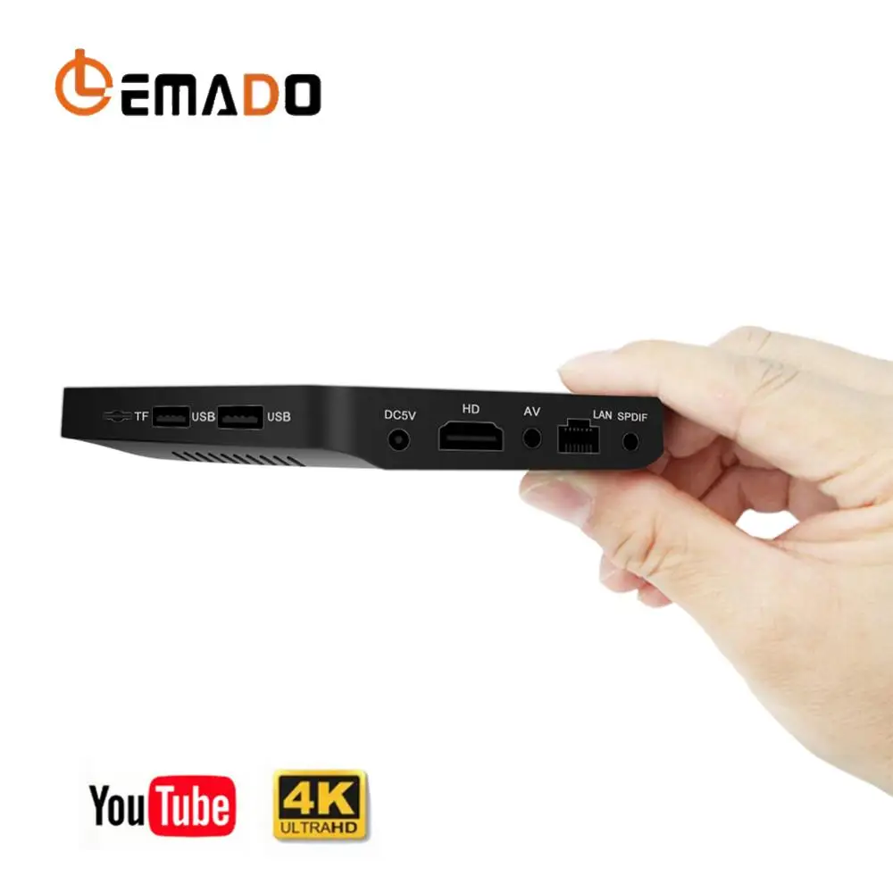 

A95X Android TV Box Amlogic S905W Quad Core 1GB/8GB WiFi H.265 Android 6.0 KD 17.4 Loaded Smart TV HDMI 2.0 Set Top Box