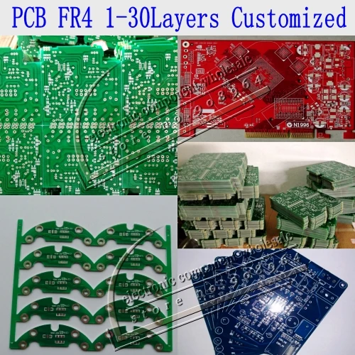 

Customized PCB fr4 double side copper 1 -30 layer breadboard PCBA manufacturer and PCB Assembly service