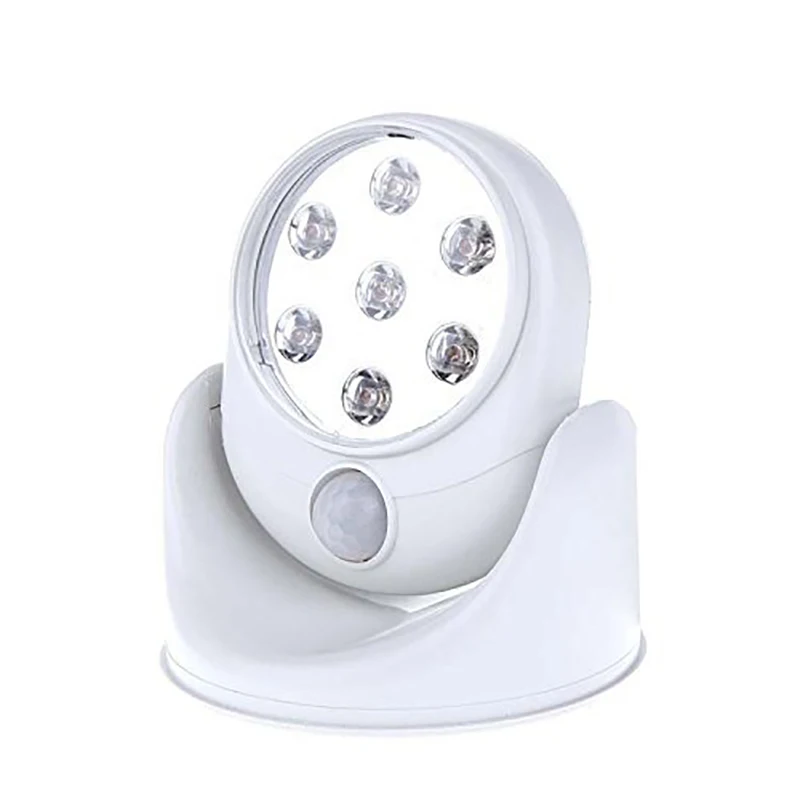 Wireless Motion Sensor bright LED Night Light 360 Degree Rotation