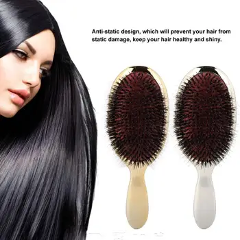 

2 Colors Oval Nylon Hair Massage Comb Anti-Static Scalp Hair Brush Hair styling Tools