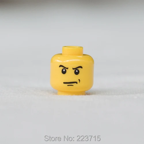 * Minifigs напечатанная головка 20 шт DIY Просветленный блок кирпич Часть No. Совместим с