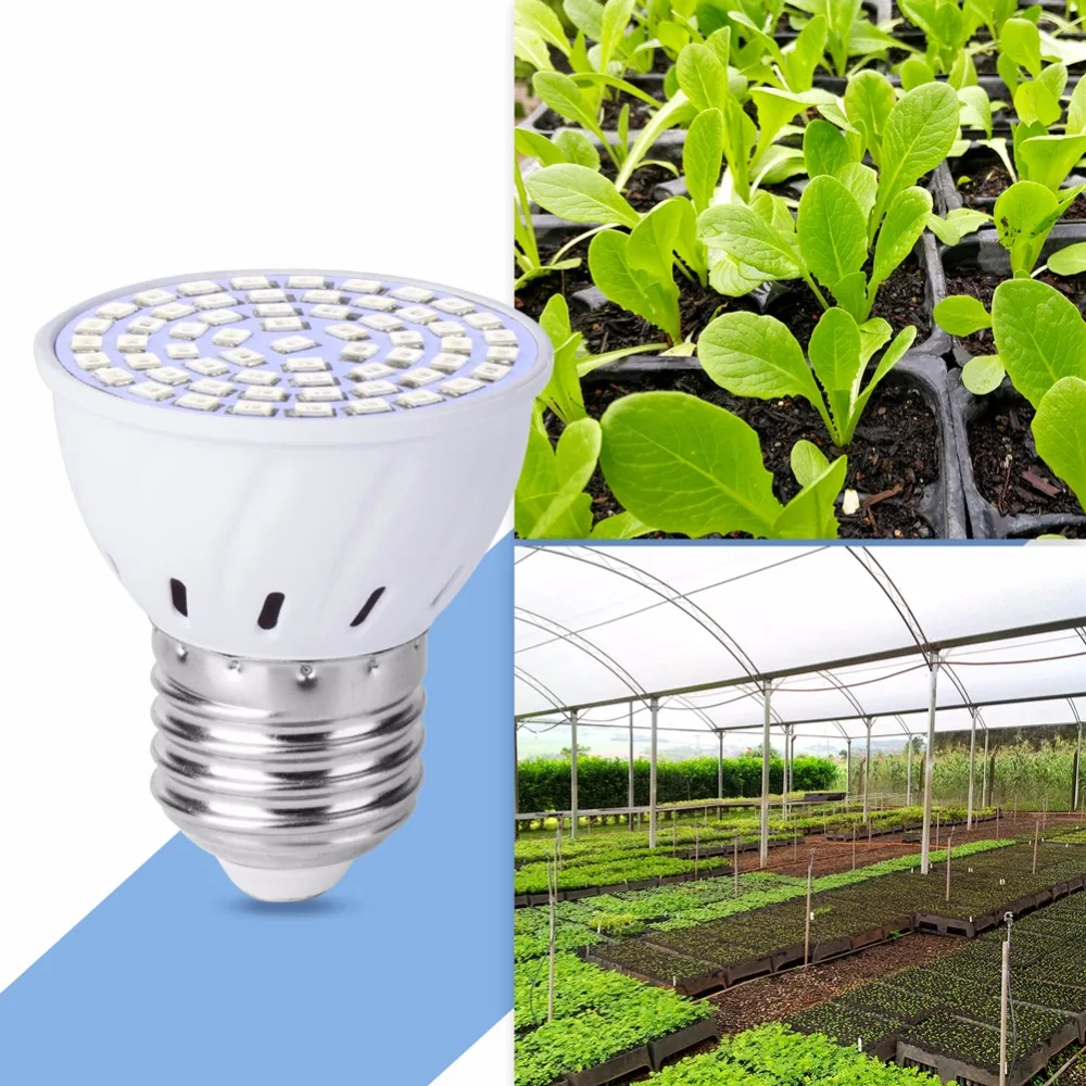 

LED Full Spectrum Grow Light E27 LED Greenhouse SMD 2835 Seeds Indoor Plants 60 126 200leds Plant Growing Lamp 220V Phyto Lamp