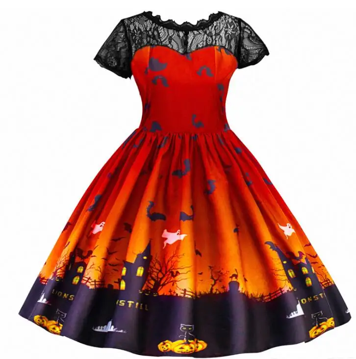 

Children Girl Halloween Cosplay Witch Costume Dress for Girls Prom Princess Dress Kids Baby Party Clothes Vestidos