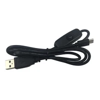 Raspberry Pi 2 Power Cable switch cable Micro USB Power Line Switch charging cable Power Cable Jack Wire With ON OFF Switch
