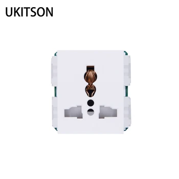

Multifunction 3 Pins Electric Power Socket Modules Fit for 2 Slots 46x36mm