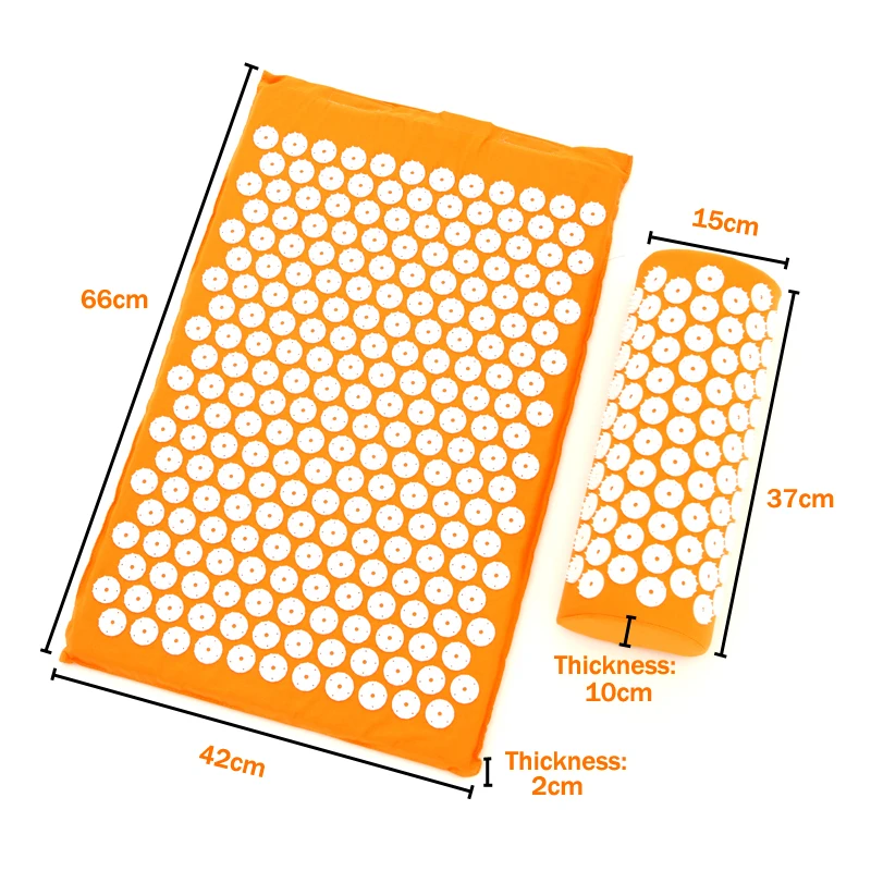 Massager Cushion&Pillow Shakti Mat Massage Acupuncture Pillow Effective Relief Back Pain Neck Pain Massage Mat Back Massager Massager Cushion&Pillow Shakti Mat Massage Acupuncture Pillow Effective Relief Back Pain Neck Pain Massage Mat Back Massager