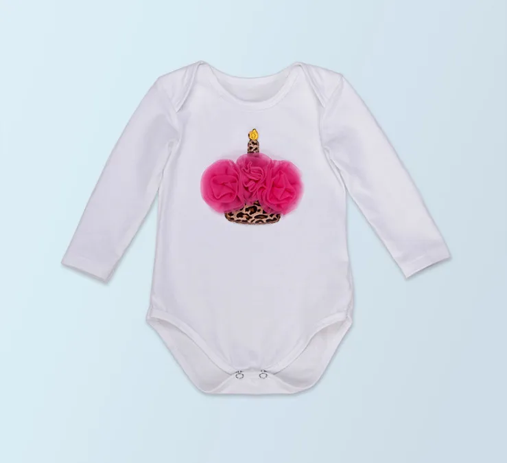 

Lace Ruffle Cupcake Birthday Jumpsuits Summer Body Baby Cotton Bodysuits Vetement Bebe Fille Newborn Infant Girl Kids Clothes