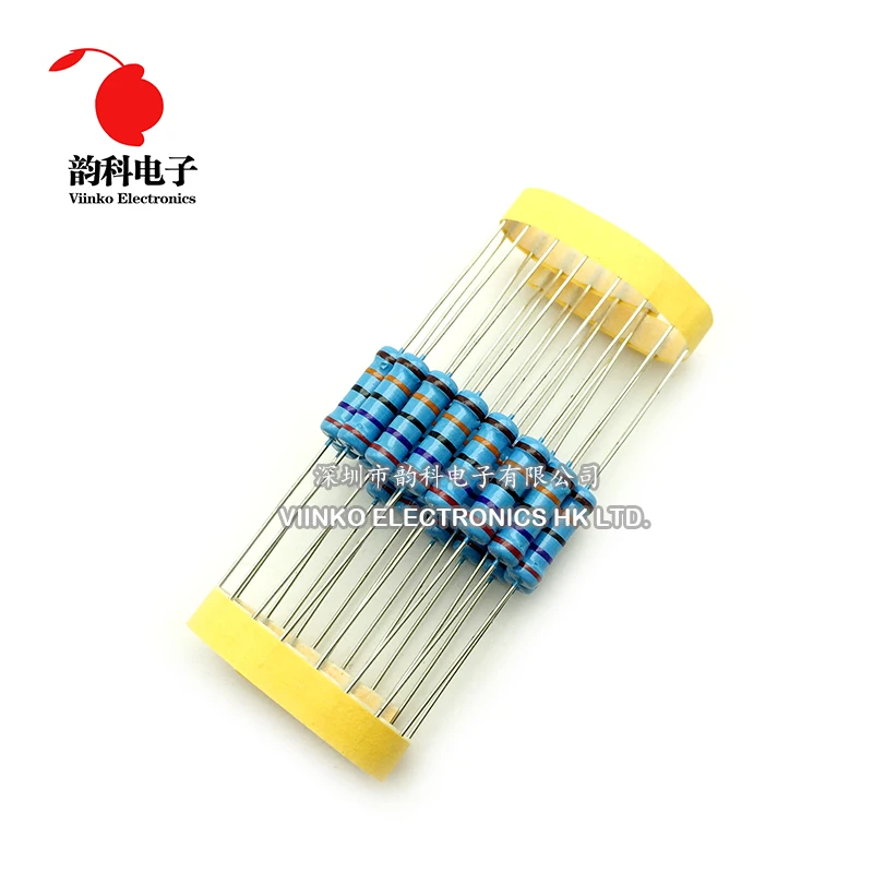 Résistances 75 Ohms 75R Couche Métal 1//4W 1/% Lot de 20 50 ou 100pcs