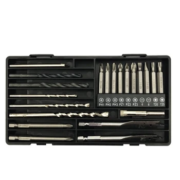 

22pcs HSS Screwdriver Twist Drill Bits Tool Set with Storage Box Multi-functional Drill Bit Box Set Hardware Tools Power Tools