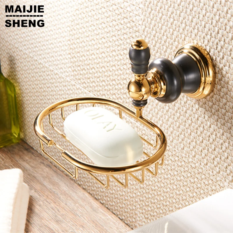 Bathroom brass Golden Soap basket /soap dish/soap holder /bathroom