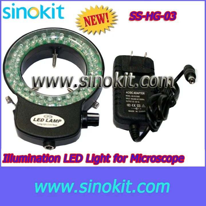 

Adjustable brightness Microscope circle LED Lamp Input Voltage: 85V-265V 50/60Hz - SS-HG-03