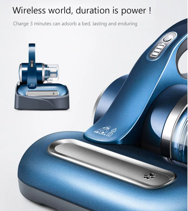 

Household Bed Dust Cleaner Wireless Mite Removal Instrument Handheld Small Mite Removing Machine D-610