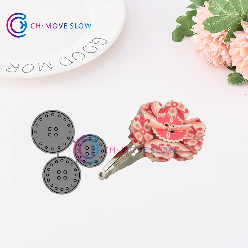 

CH Buttoned Up #2 Stencil Metal Cutting Dies For Scrapbooking DIY Cards Album Decoration Embossing Albun Decor