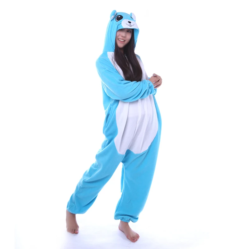 

Unisex blue Mouse Onesies Sleepsuit Adult Pajamas Cosplay Costume Sleepwear Jumpsuit Christmas Party Clothing Pyjamas