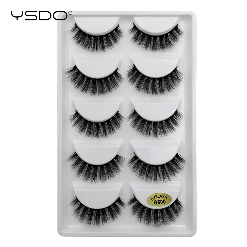 Mink False Eyelashes 3D Dramatic Natural Hair Lashes