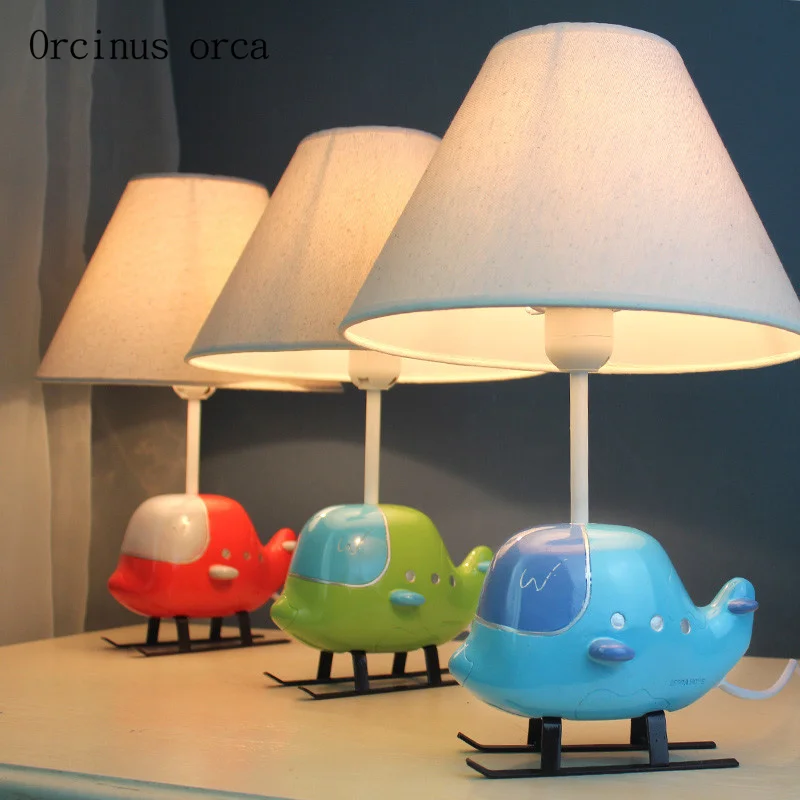 Nordic concise modern desk lamp bedroom bedside lamp warm led