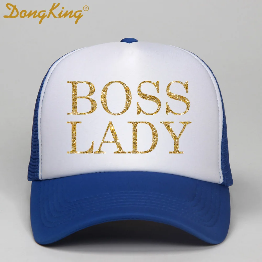 DongKing BOSS женская летняя крутая Кепка водителя грузовика популярная унисекс для