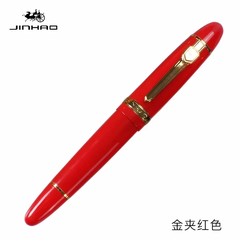 Jinhao 159 18KGP перо с широким основанием перьевая ручка красочная ручка серии чернильная ручка материал Escolar школьные принадлежности Canetas Papelaria 15*1,8 см - Цвет: 10