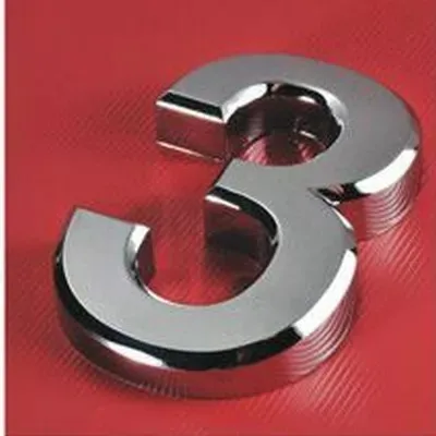 Светоотражающая Серебряная Золотая дверь дома адрес автомобиля цифровая ...