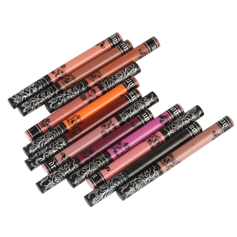 

2017 Brand Makeup 15 Colors Sexy lip gloss Waterproof Everlasting Liquid Lips Gloss Tattoo Liquid Lipstick tatto Matte Lipgloss