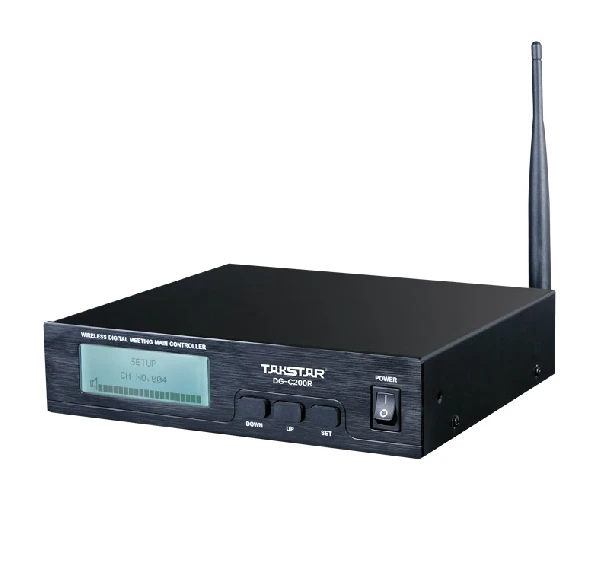 Takstar DG-C200R 11 человек портативные микрофоны микрофонная система для Конференции 2,4G цифровой беспроводной Конференц-Системы