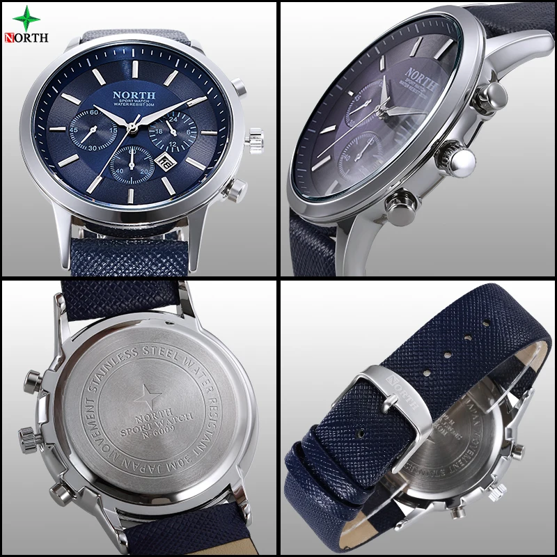 Tanie Mężczyźni zegarki moda zegarek wodoodporny kwarcowy 2017 Top marka luksusowe Casual skórzany mężczyzna zegar okrągły analogowe zegarki sportowe mężczyzn