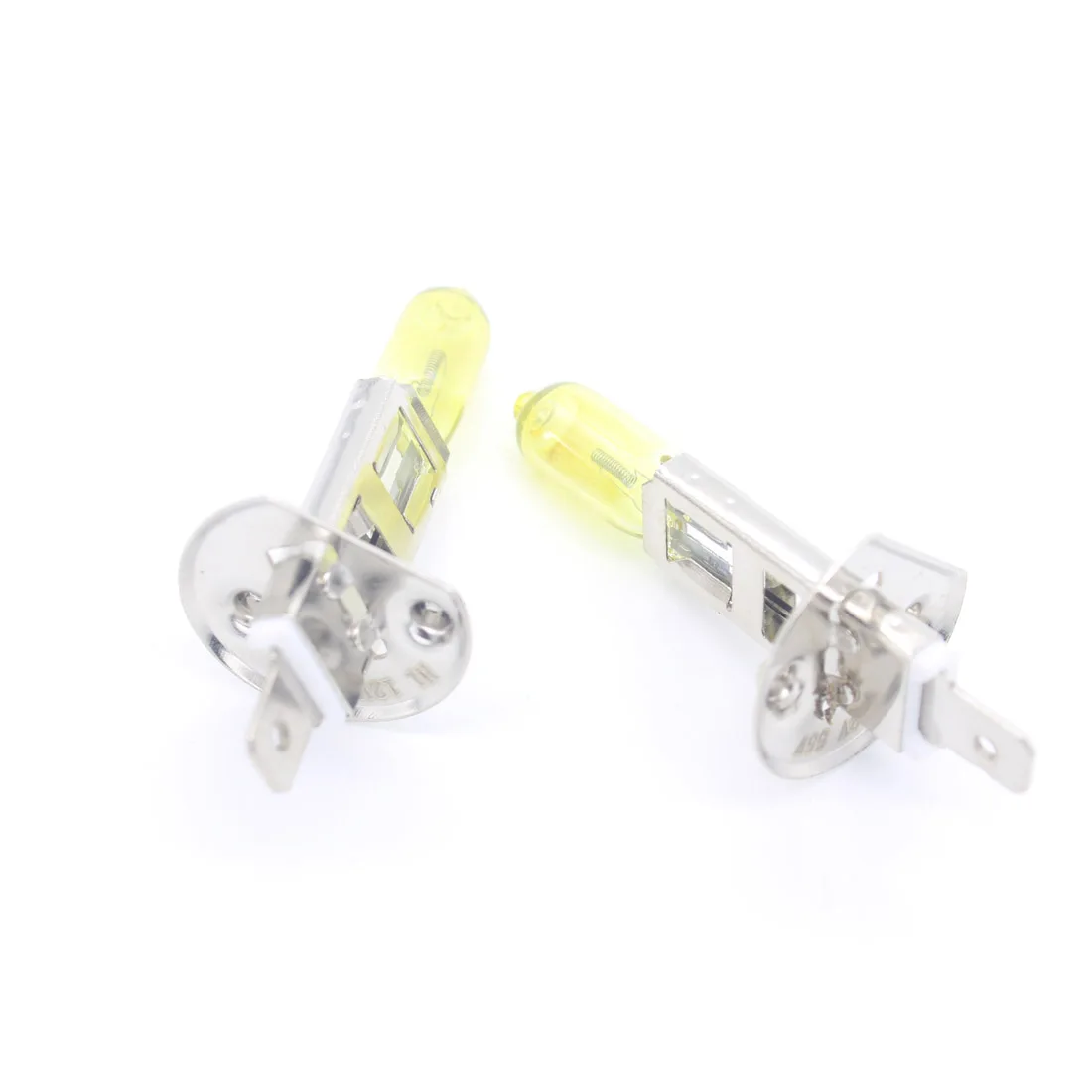 

55W 2X H1 Halogen Bulb Car DRL Head Light Source Daytime Running Driving Light Running Fog Light Automobiles Car Styling Yellow