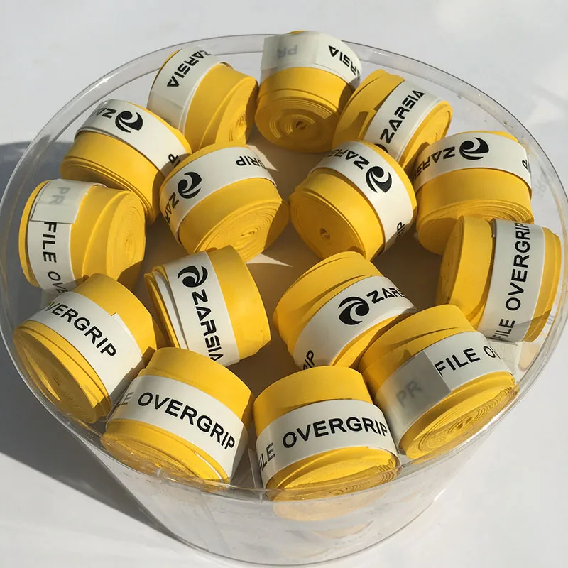 

(Yellow) 60pcs/lot 2016 NEW ZARSIA Profile Dry freel Tennis grip,anti-alip tennis overgrip,badminton squash racket overgrip